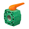 Ball valve PP-R/PTFE/EPDM Full bore Handle PN16 Flange 90mm DN80